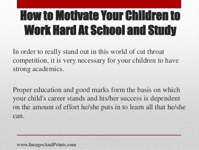 How To Motivate Children To Learn